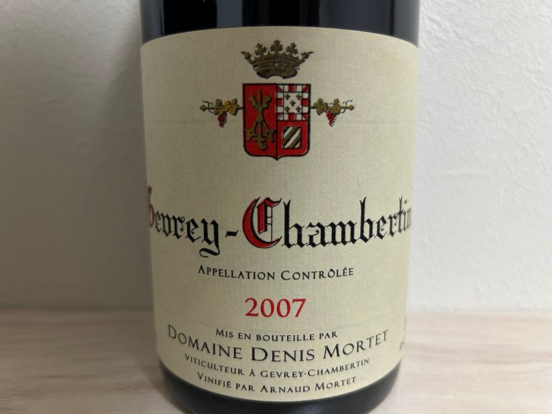 2007 ドニ モルテ ジュヴレ シャンベルタン ドメーヌ
