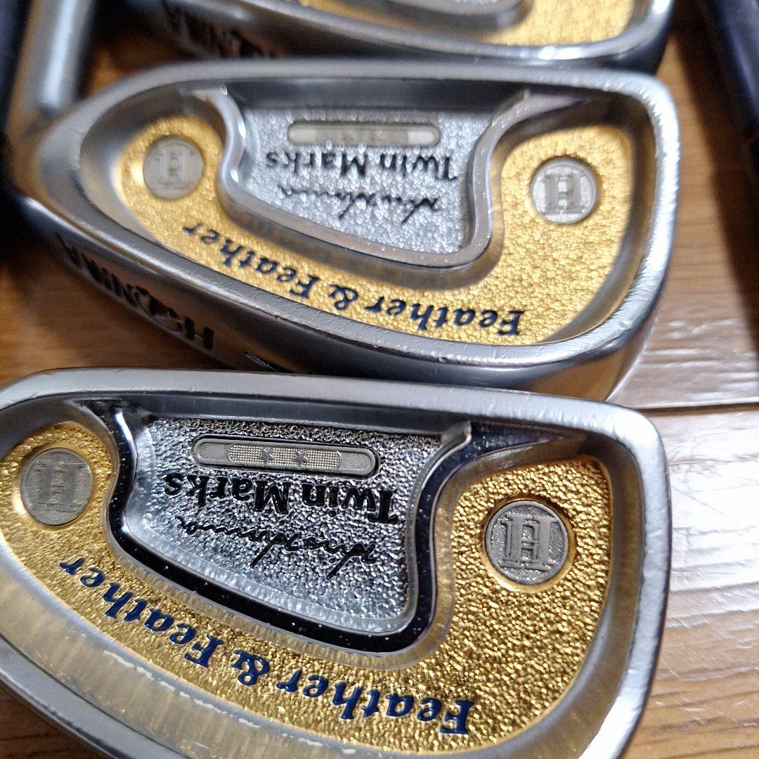 本間ゴルフ…ツインマークス フェザー&フェザー、アイアンセット