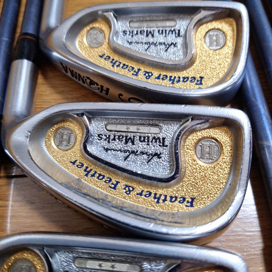 本間ゴルフ…ツインマークス フェザー&フェザー、アイアンセット