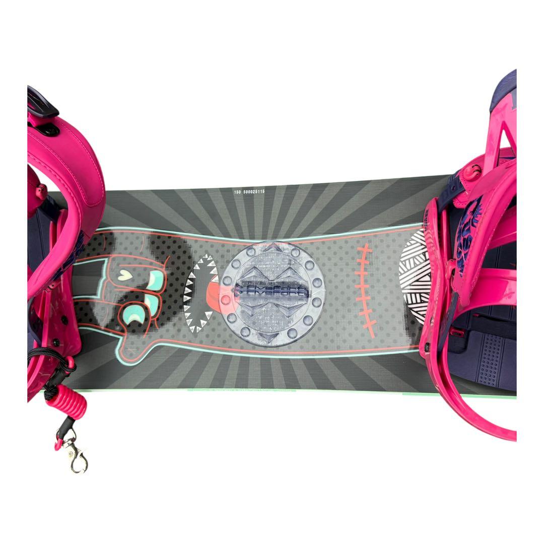 Stepchild スノーボードBURTON Customバインディング ピンク