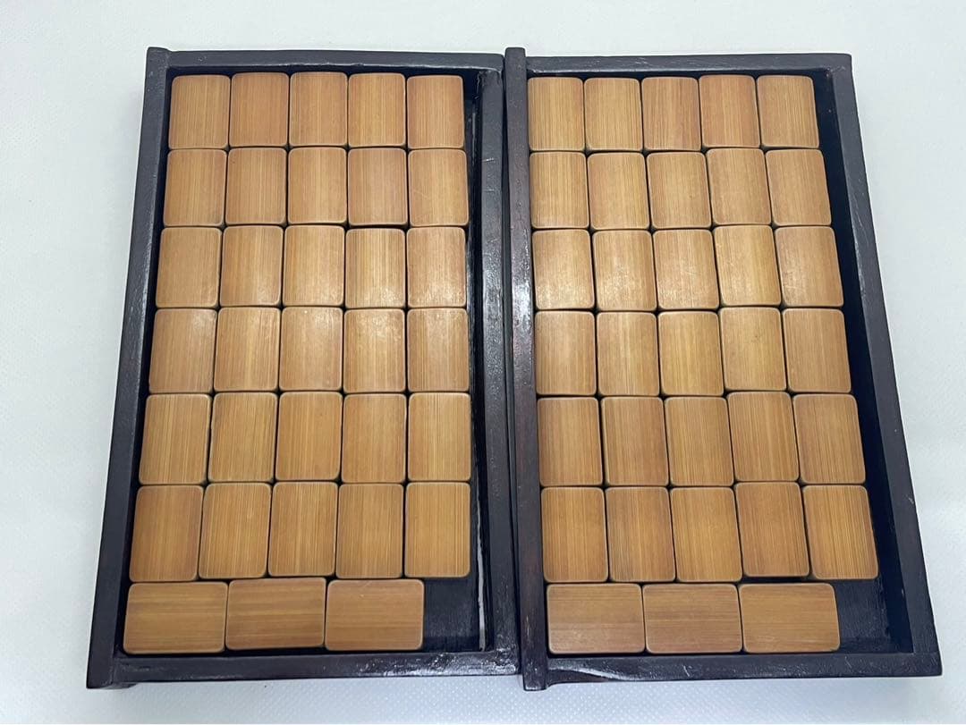 雅趣 麻雀牌 マージャン 木箱 中国 レトロ アンティーク ビンテージ