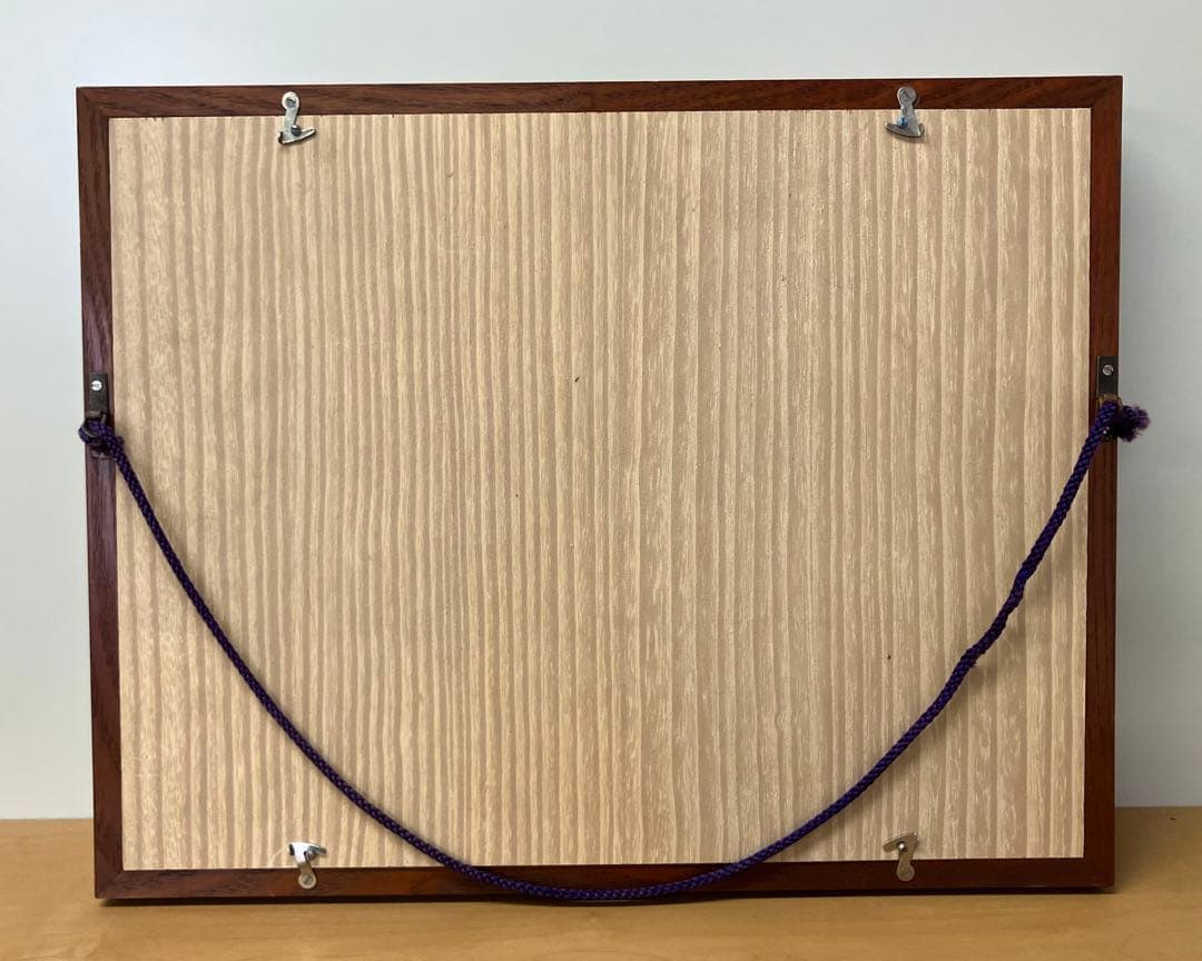 【明治百年記念】1964年 刀鍔額 金彩 風神雷神 アンティーク 現存貴重 美品