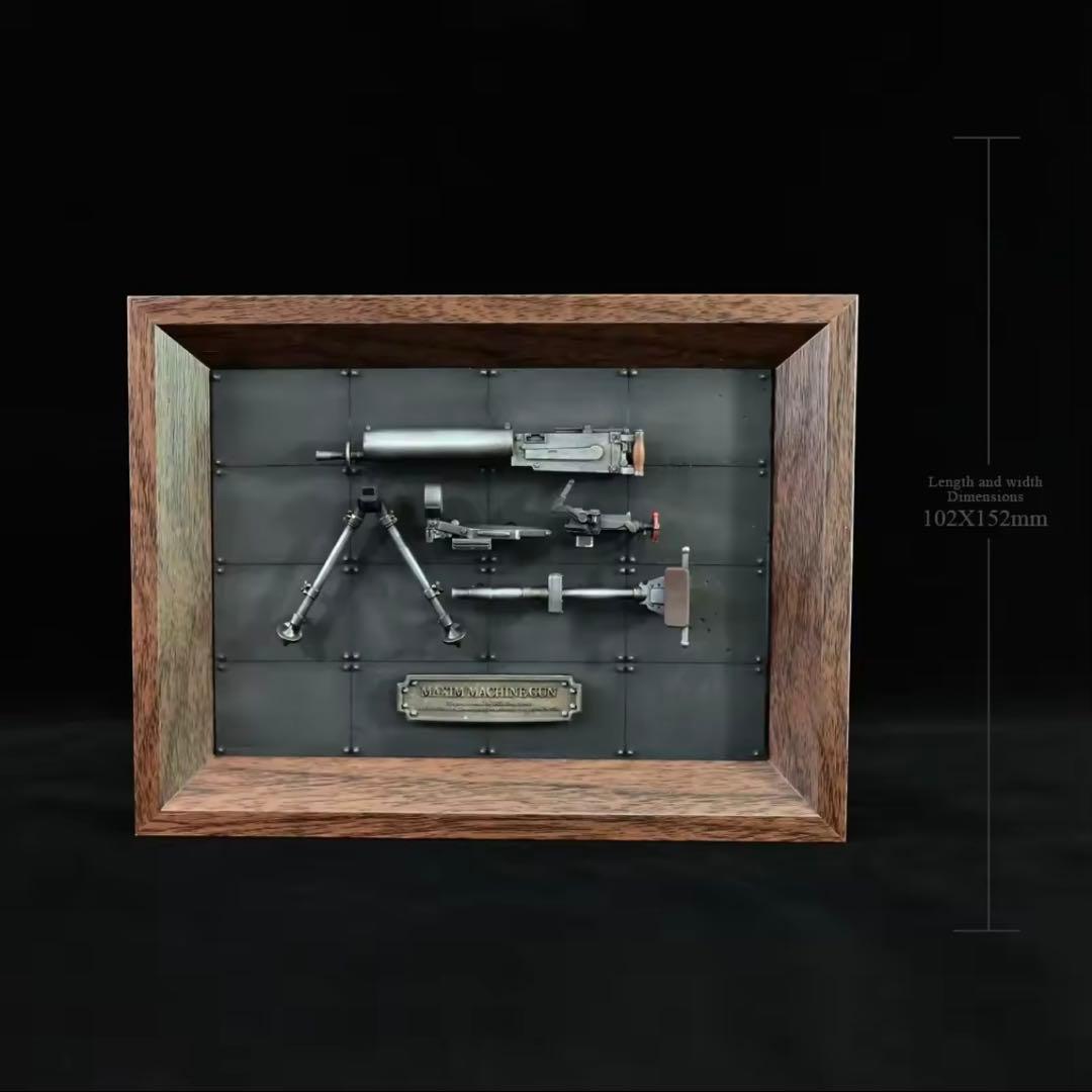 機関銃 マシンガン ディスプレイセット フォトフレーム モデル