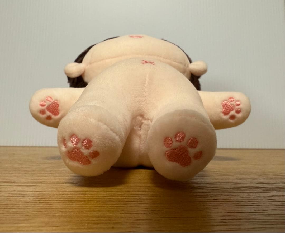 チャウヌぬいぐるみ 20cm ベージュスーツ付き マスター