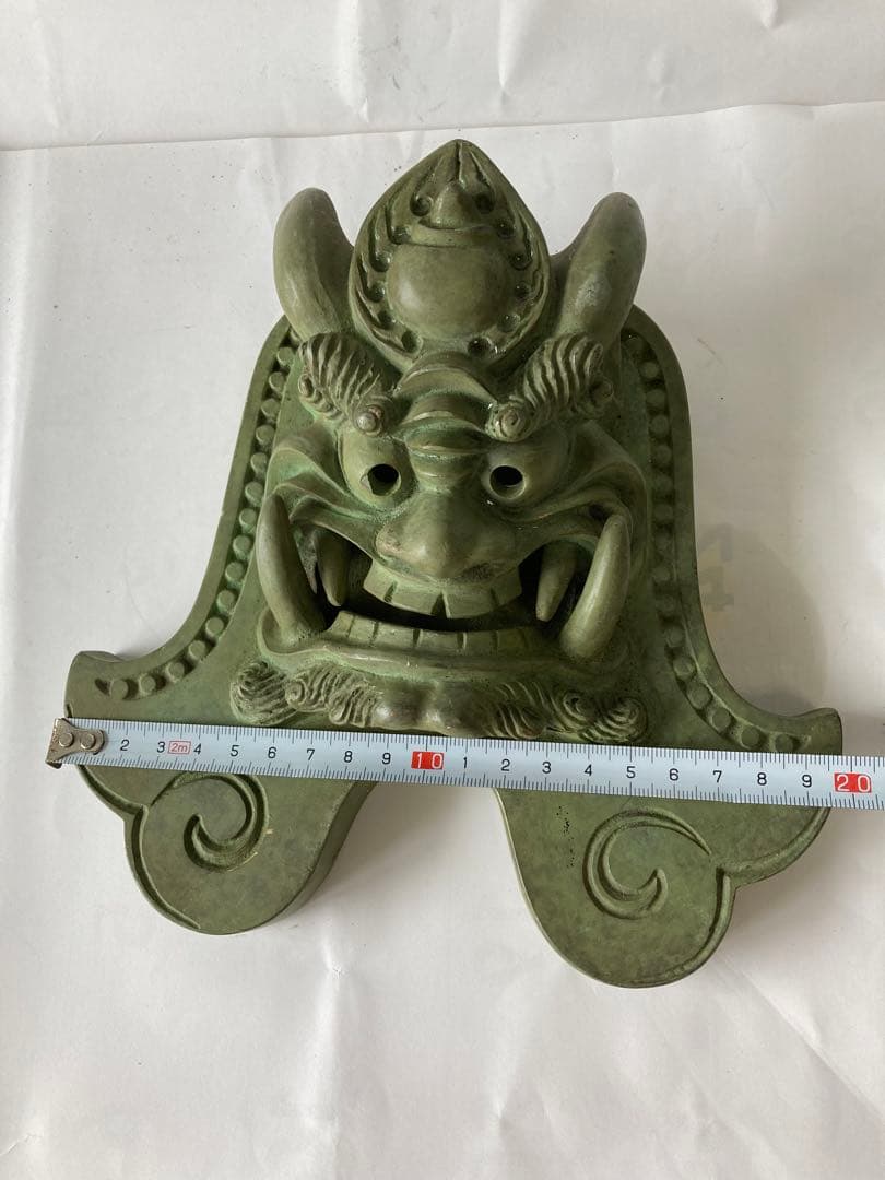 龍頭，古銅製，時代物，緣起物，重約2300克