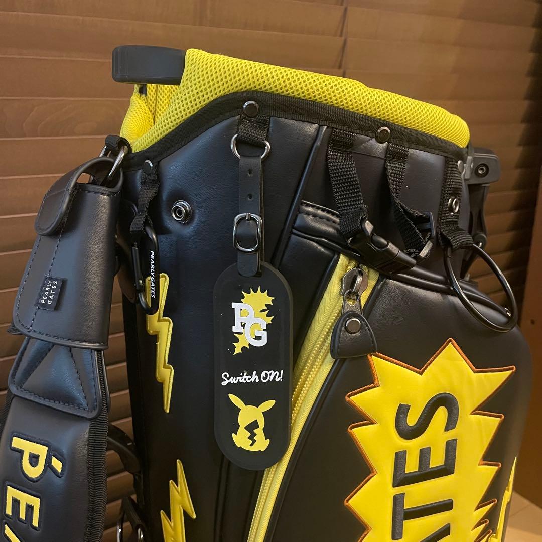 PEARLY GATES パーリーゲイツ ポケモン⚡️ピカチュウ キャディバッグ1