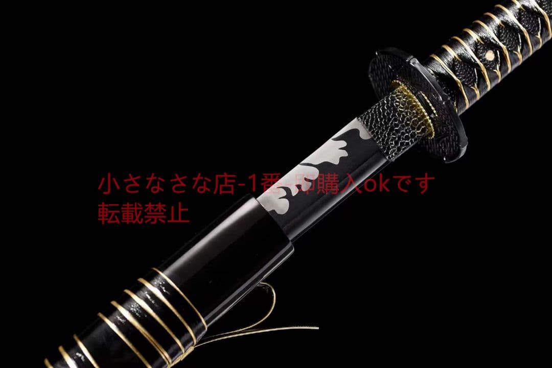 黒金の侍  古兵器 武具 刀装具 日本刀 模造刀 居合刀