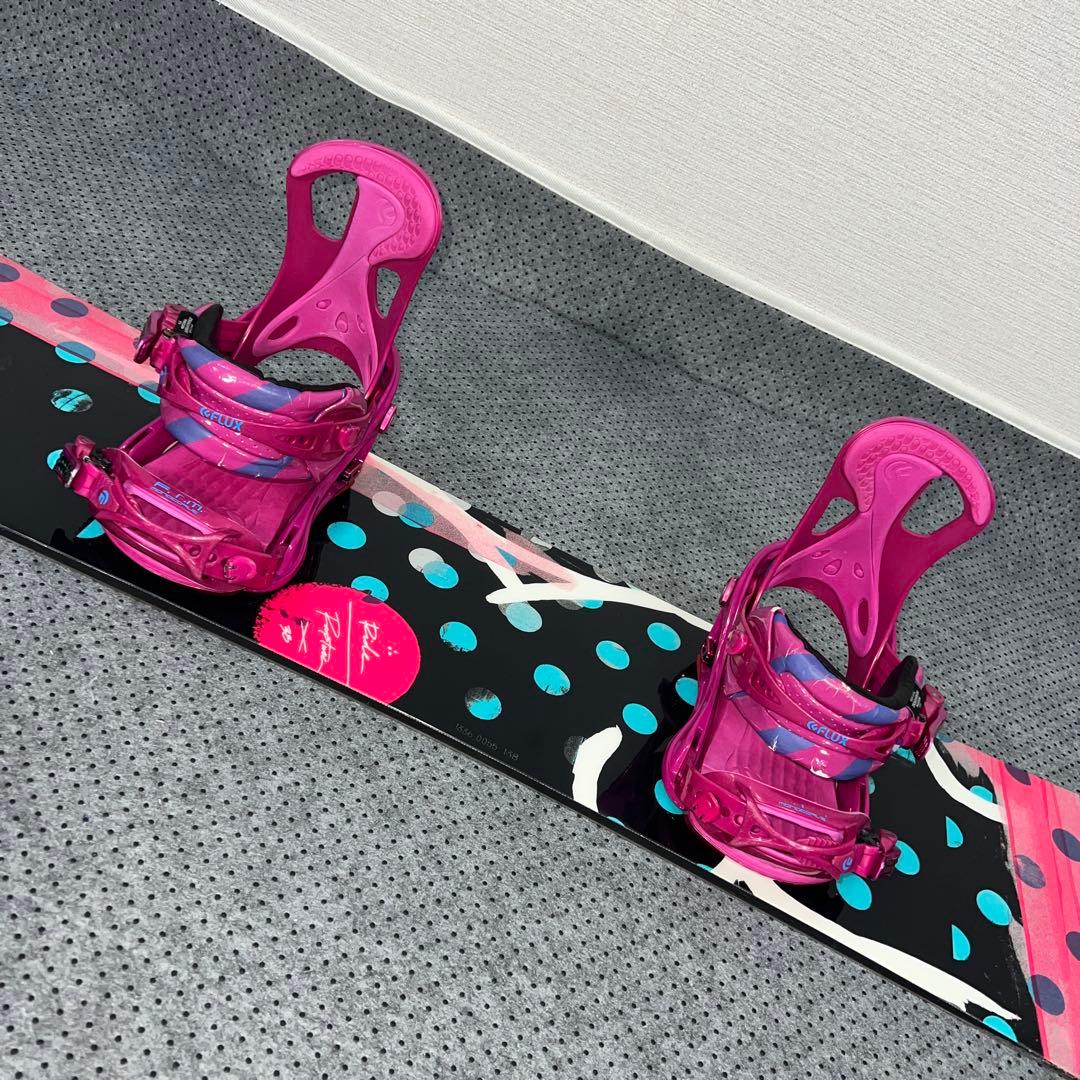 7-8回使用138cm RIDE RAPTURE×FLUX GU15 XSサイズ