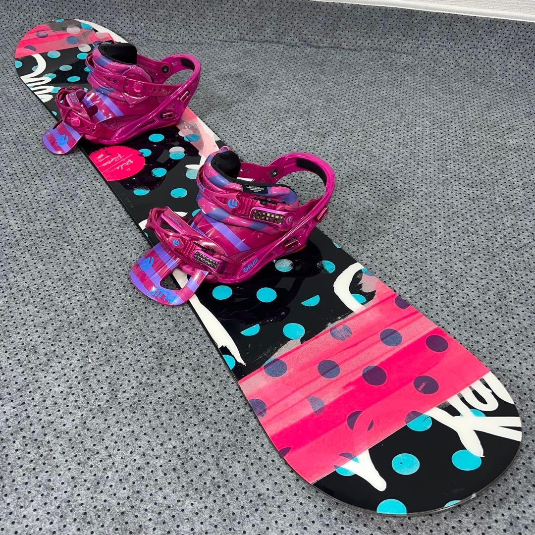 7-8回使用138cm RIDE RAPTURE×FLUX GU15 XSサイズ