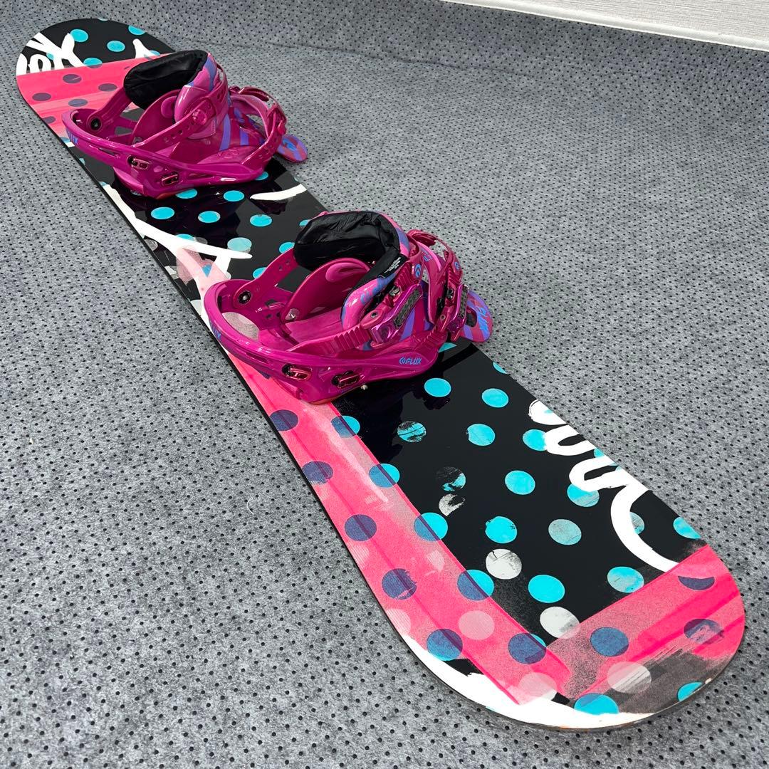 7-8回使用138cm RIDE RAPTURE×FLUX GU15 XSサイズ