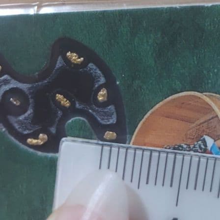 【匿名配送】砂金　金　6粒セット　佐渡島　コレクション　お土産　資産保全