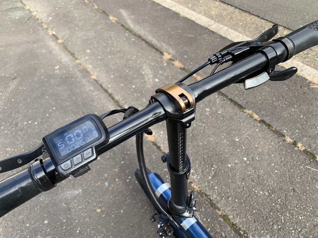 【動作確認済】送料無料HAIGEディスク折り畳み電動アシスト自転車7速16インチ