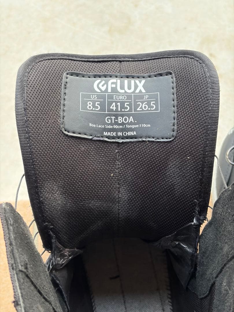 FLUX GT-BOA 21-22モデル BLACK 26.5cm おまけ付