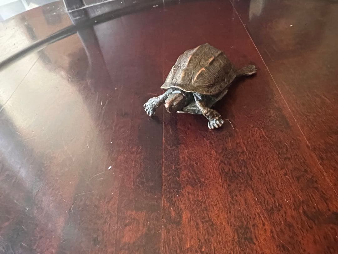 安の介　古銅　自在亀