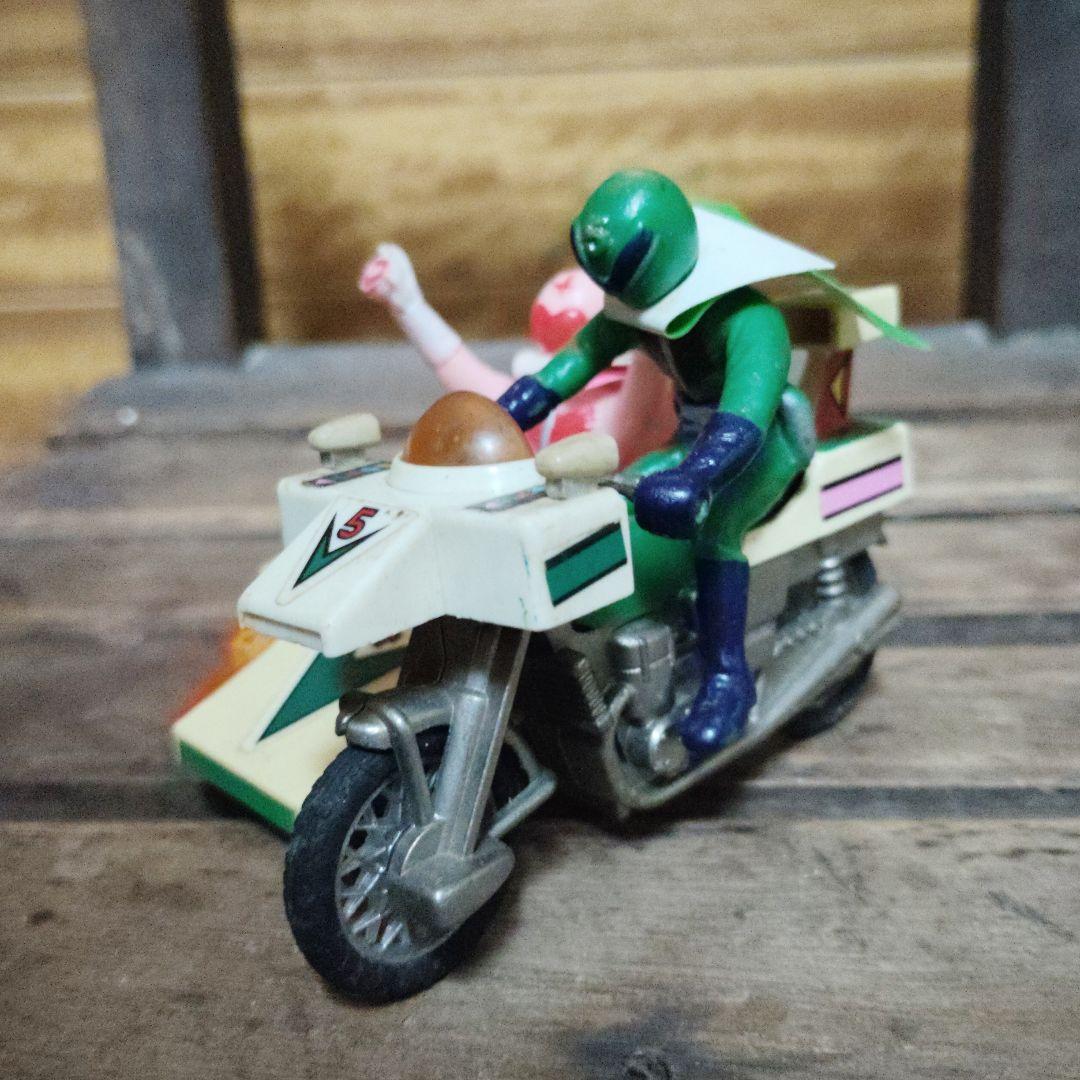 【貴重】秘密戦隊ゴレンジャー　超合金レッドブルーグリーンマシーン3体セット当時物