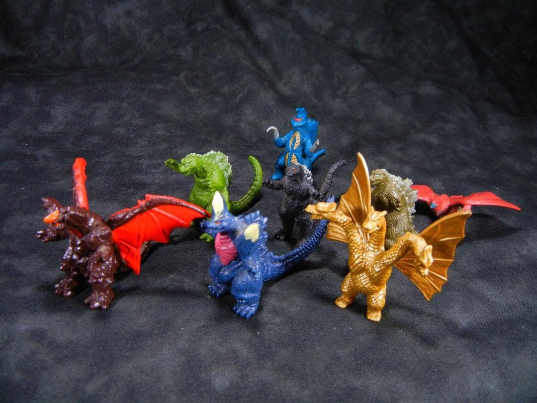 中古　食玩 ゴジラ王国１7体セット　本体のみ