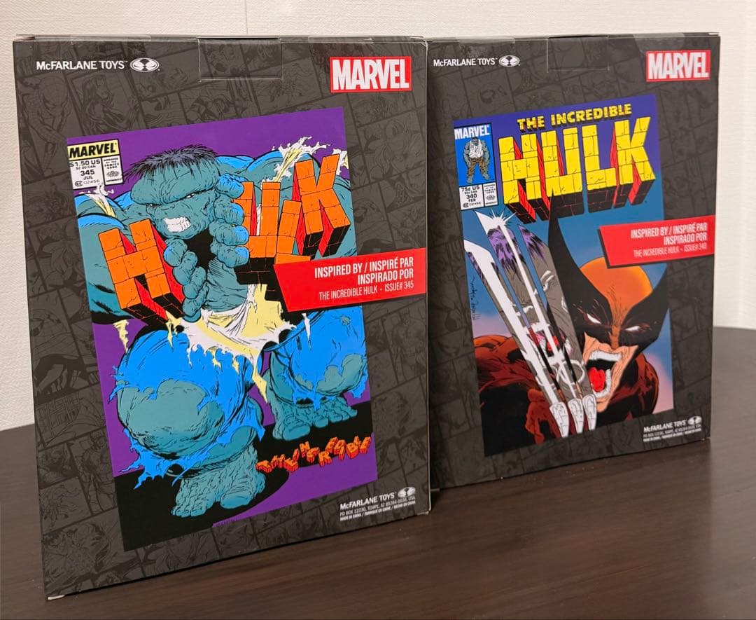 マクファーレントイズ ハルク＆ウルヴァリン 1/6 フィギュア セット