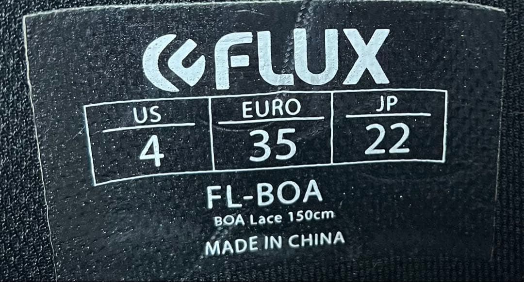 【即日発送】スノボ　FLUX フラックス FL-BOA エフエルボア22.0cm