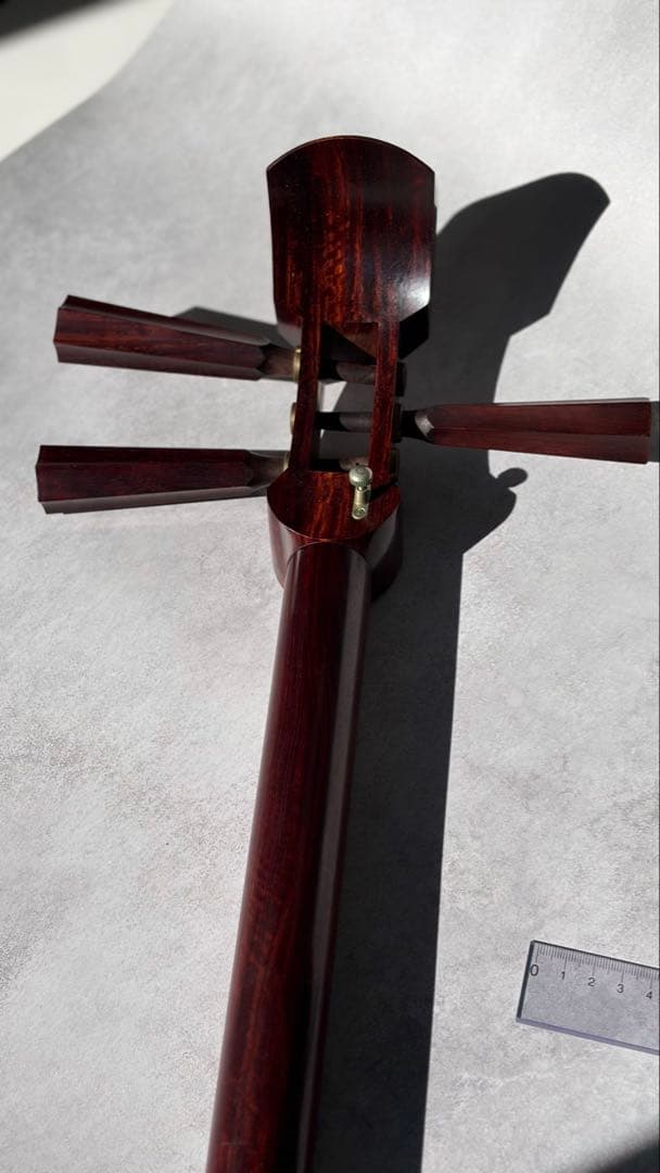 【高級】紅木津軽三味線　ハードケース付き