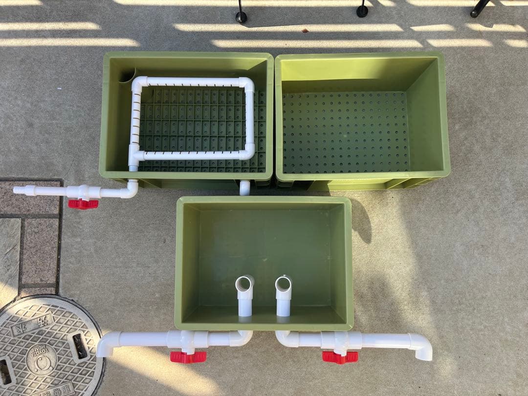 大型水槽用万能フィルター 最強濾過槽　外部式飼育濾過装置器　アクアリウム濾過槽