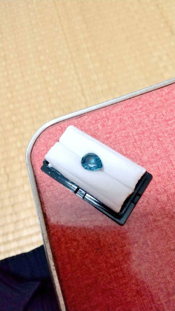 天然ティールカラー・カイヤナイト　ルース