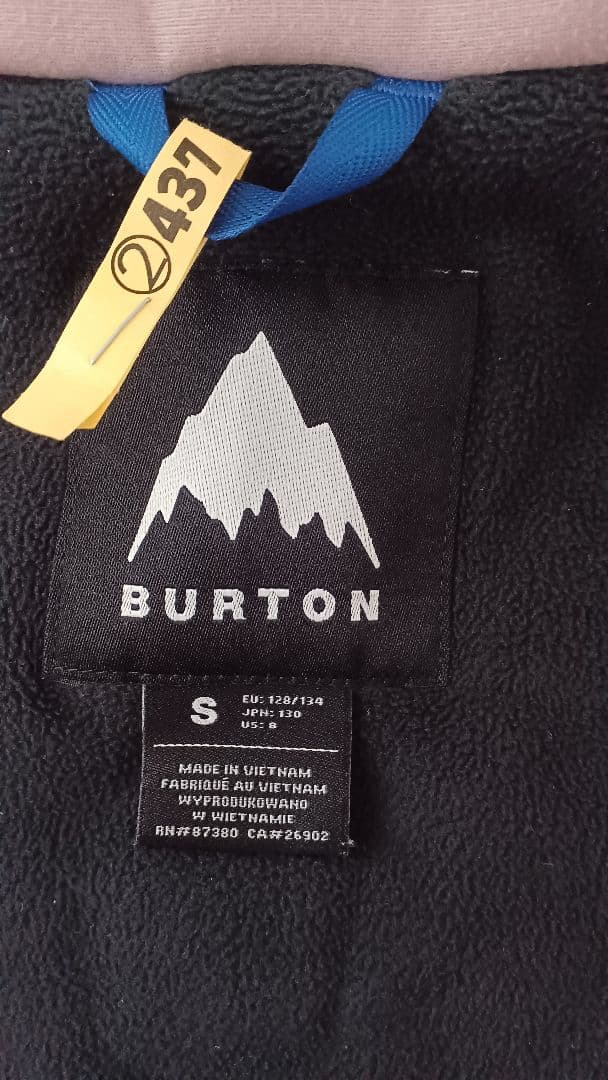 【美品】BURTON バートン スノーウェア ジャケット＆パンツ＆グローブ