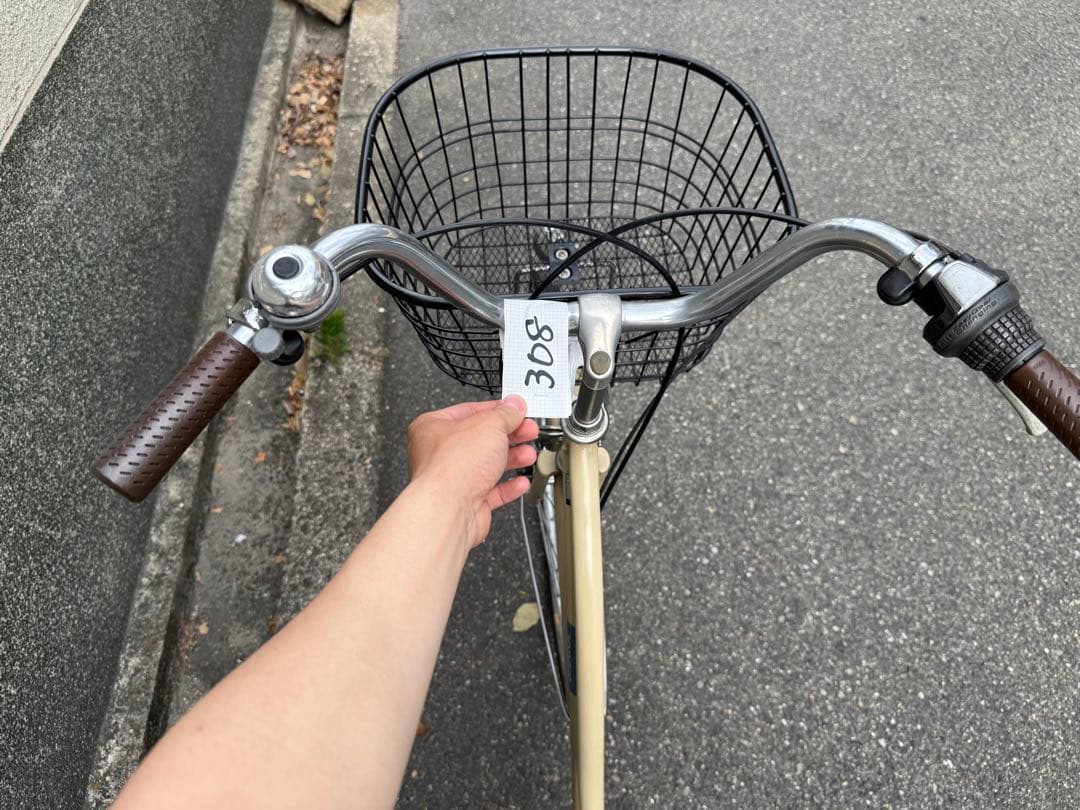 308番　全車両格安販売‼️ 27インチ 変速　シティサイクル　ママチャリ