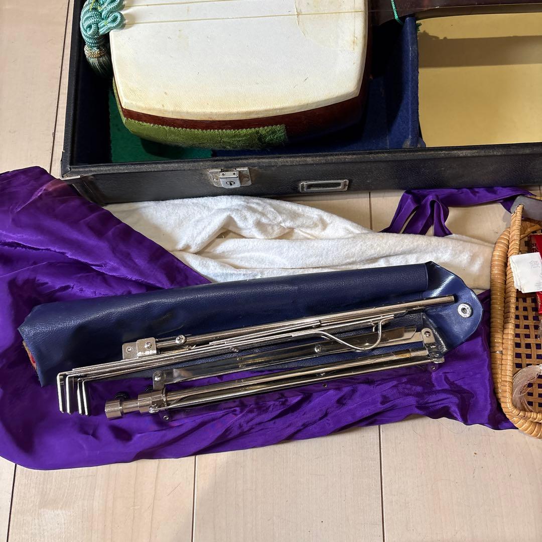 三味線　ケース付き　現状品