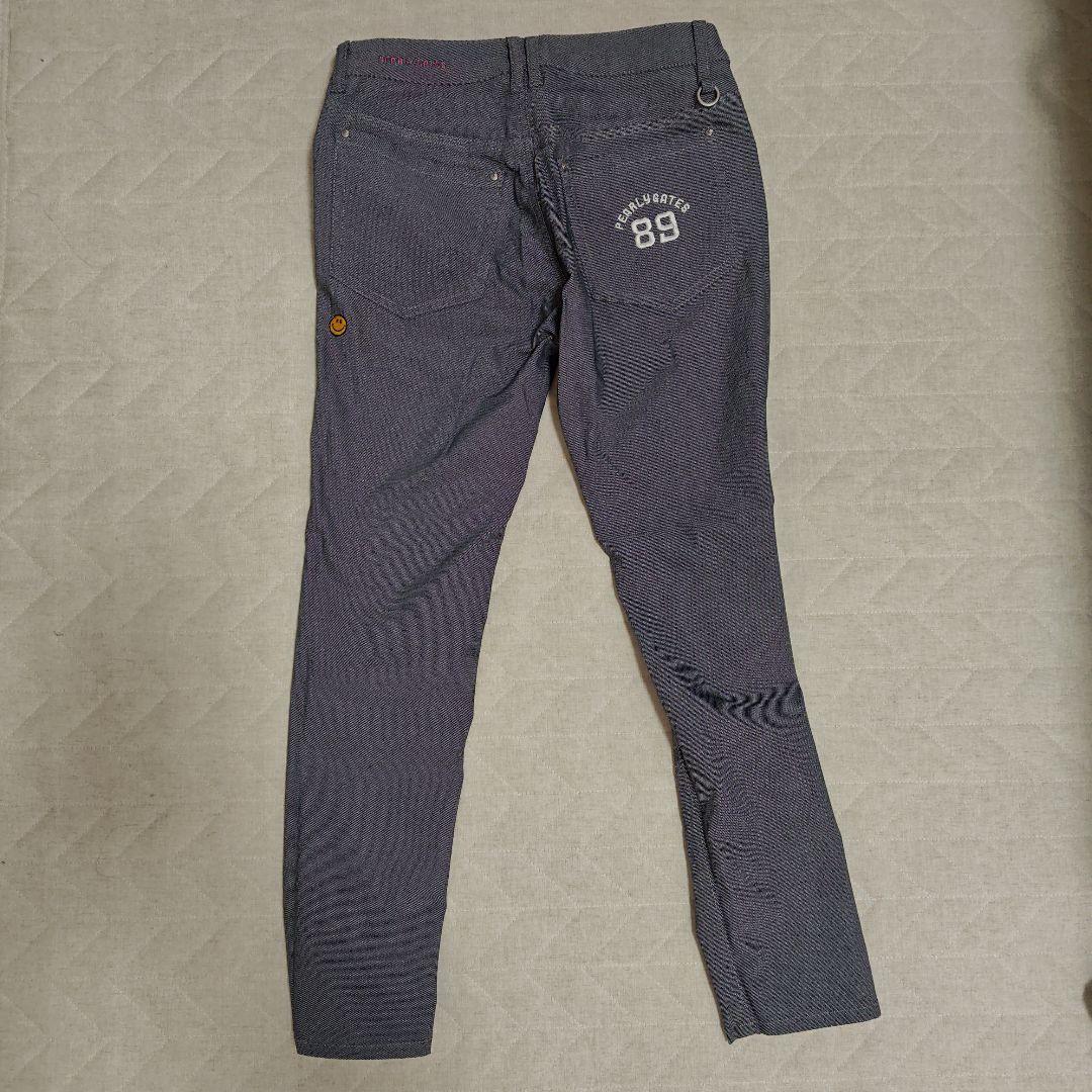 パーリーゲイツ レディースパンツ ダークグレー 89刺繍