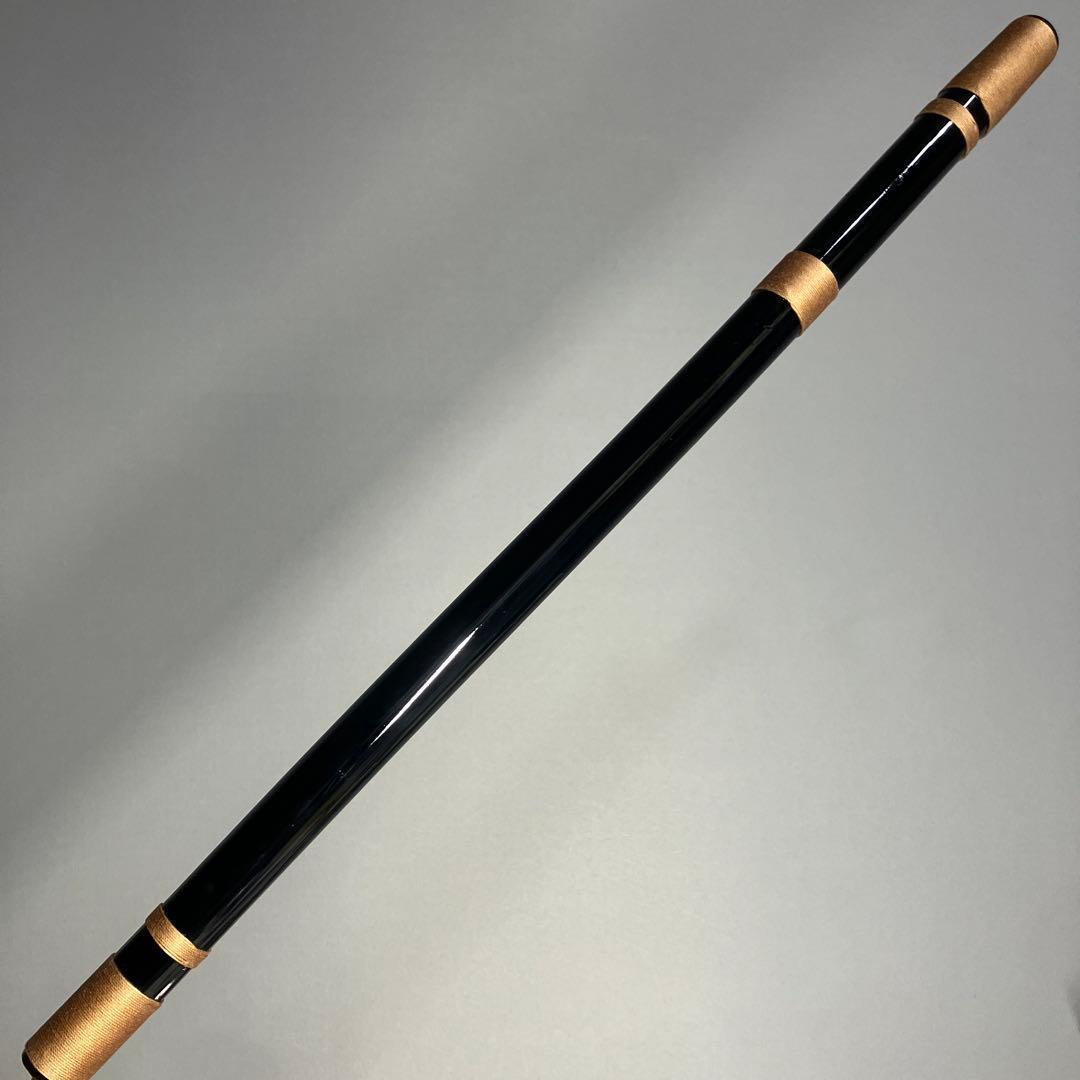 【篠笛 五本調子A管 】唄物　ドレミ調 CMR5-68 天地糸巻　西洋音階 黒塗