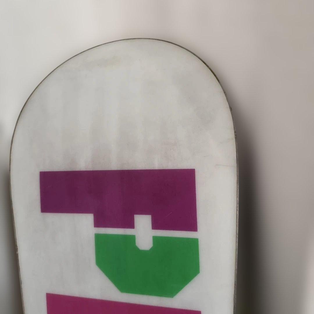 ケース付き　スノーボード板　ビンディング付き