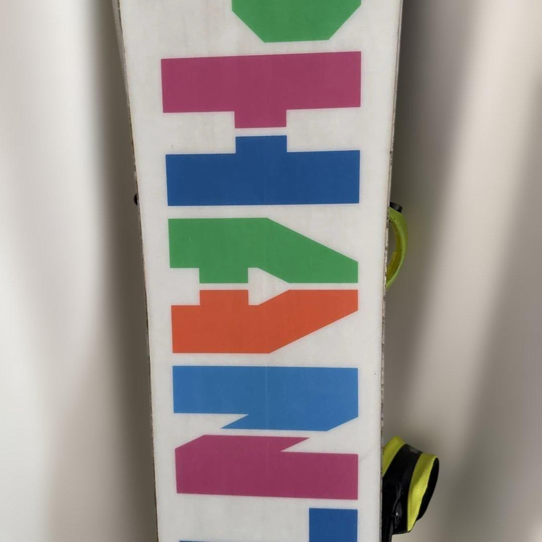 ケース付き　スノーボード板　ビンディング付き