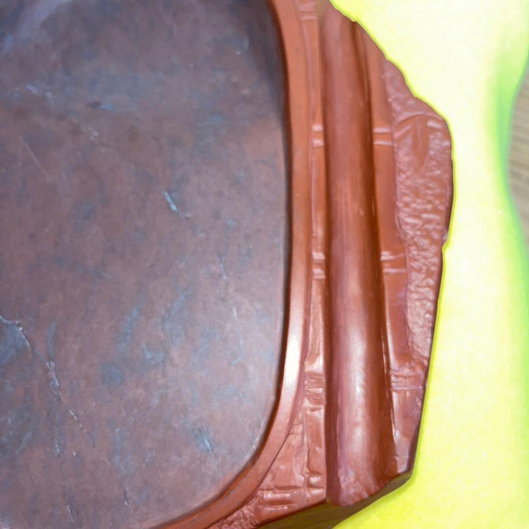 ⭕️希少　岩手県　紫雲石硯　佐藤鉄三郎　30Ｃm近い2Ｋg超えの大型硯