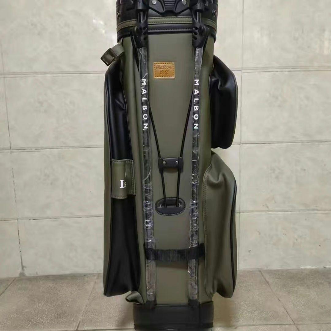 マルボン キャディバッグ グリーン スタンドゴルフバッグ キャディバッグ