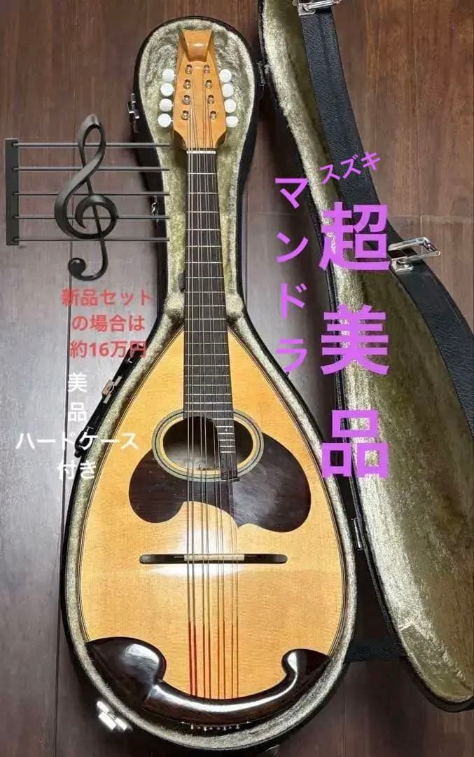 ✴︎超美品✴︎SUZUKIマスターハンド・マンドラ　MD-10 美品ハードケース付き