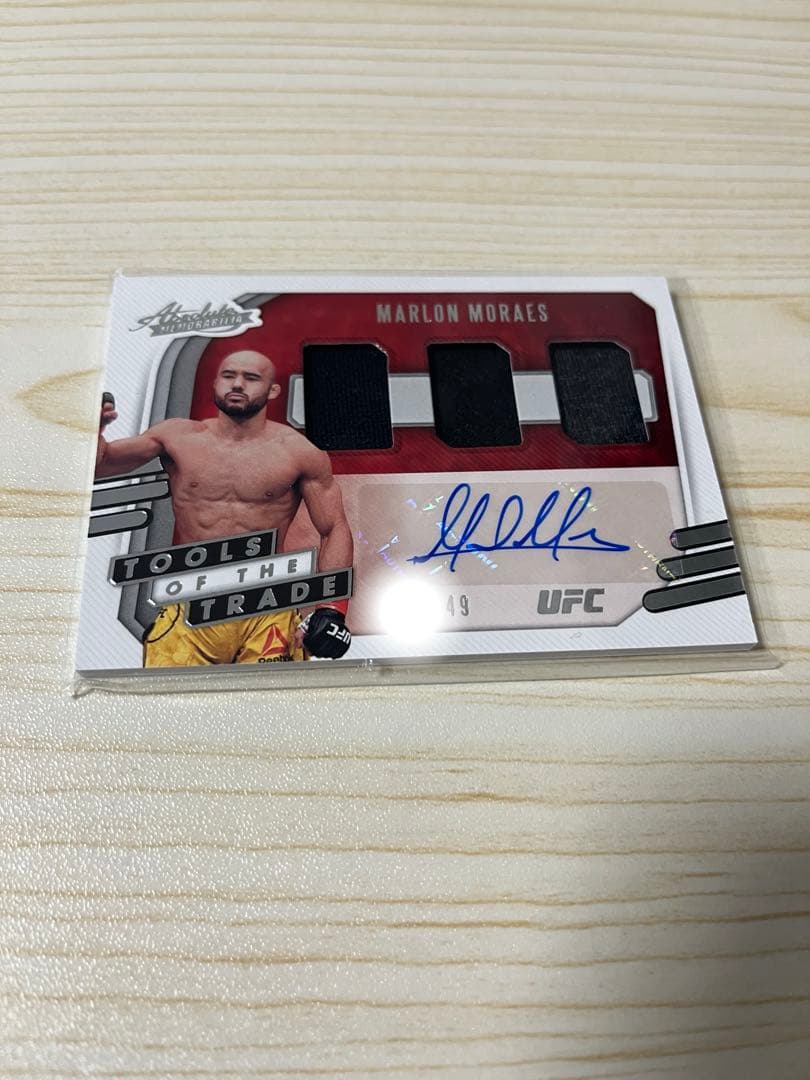 UFC サインカード　モラエス