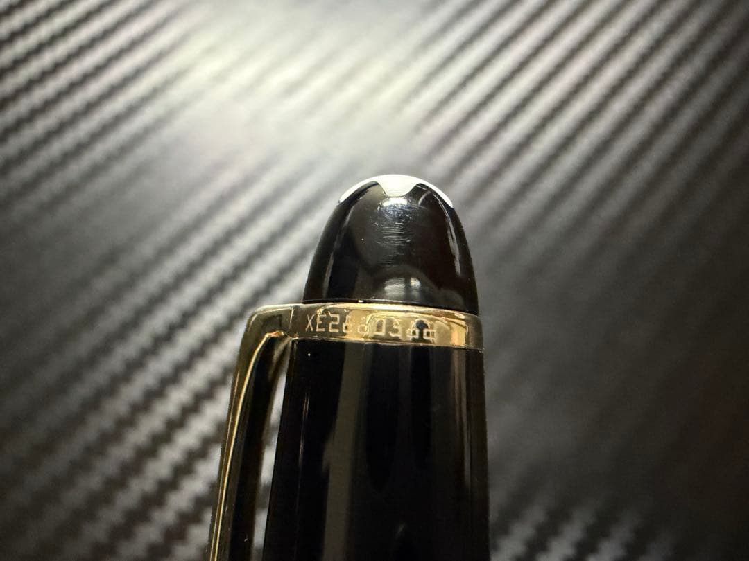 モンブラン マイスターシュテュック 144 ブラック 中白 EF 極細字 万年筆