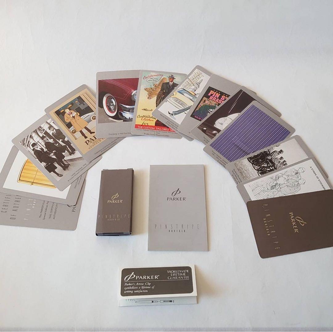 パーカー デュオフォールド インターナショナル ネイビー ピンストライプ万年筆