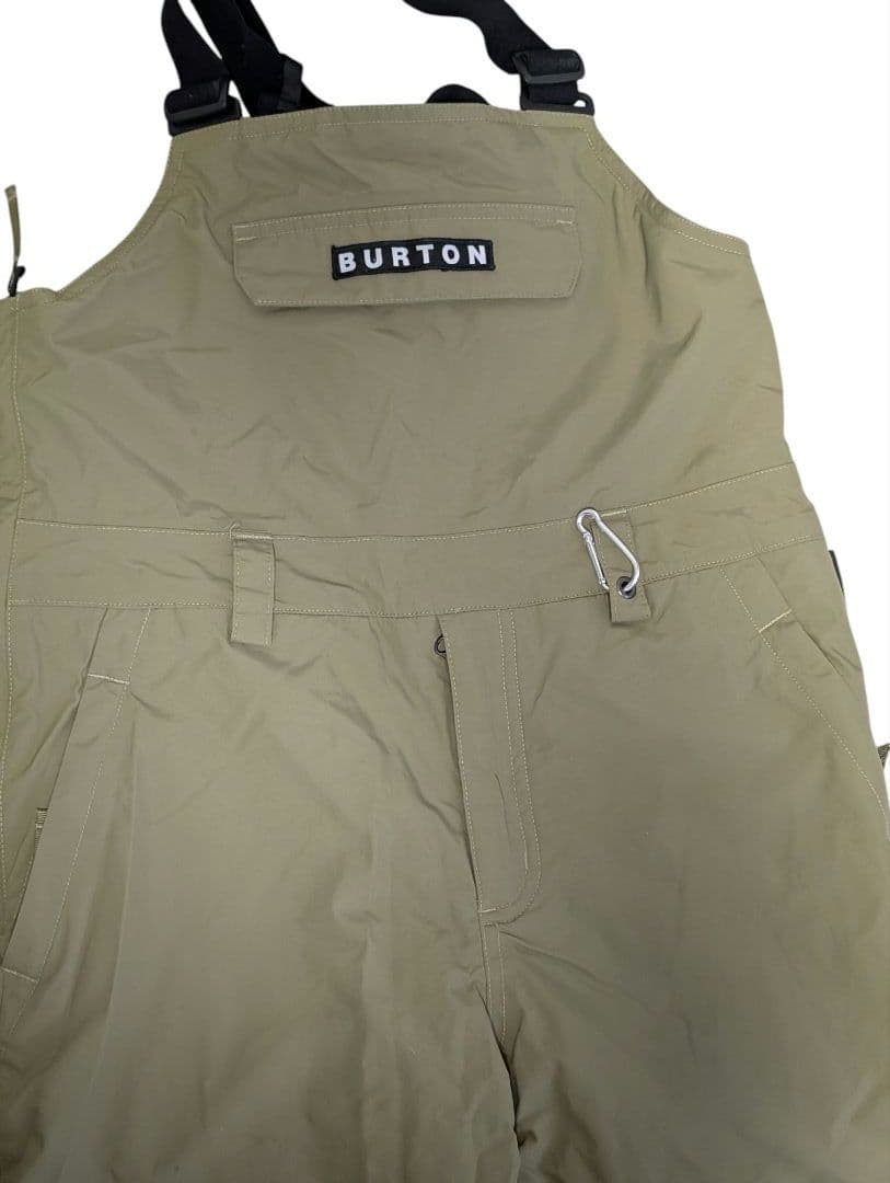 BURTON カーキ スノーボード ビブパンツ