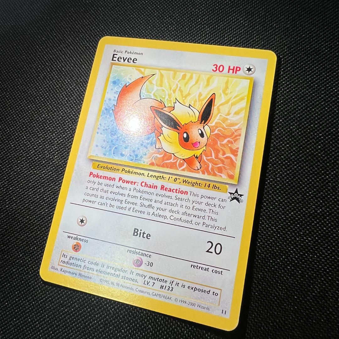 イーブイ_ミューツー スタンプラリー達成記念ポケモンカード(US版プロモカード)