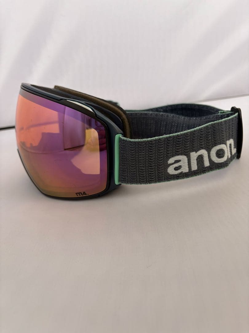 anonアノンM4 ゴーグル ピンクレンズ　定価49500円