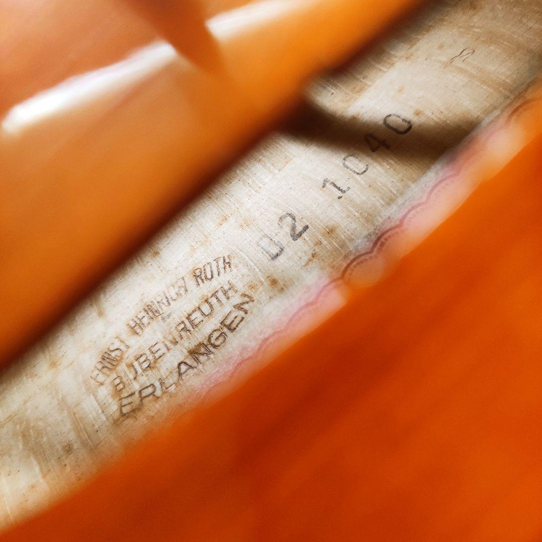 【優反響】ERNST HEINRICH ROTH 4/4 バイオリン 1972