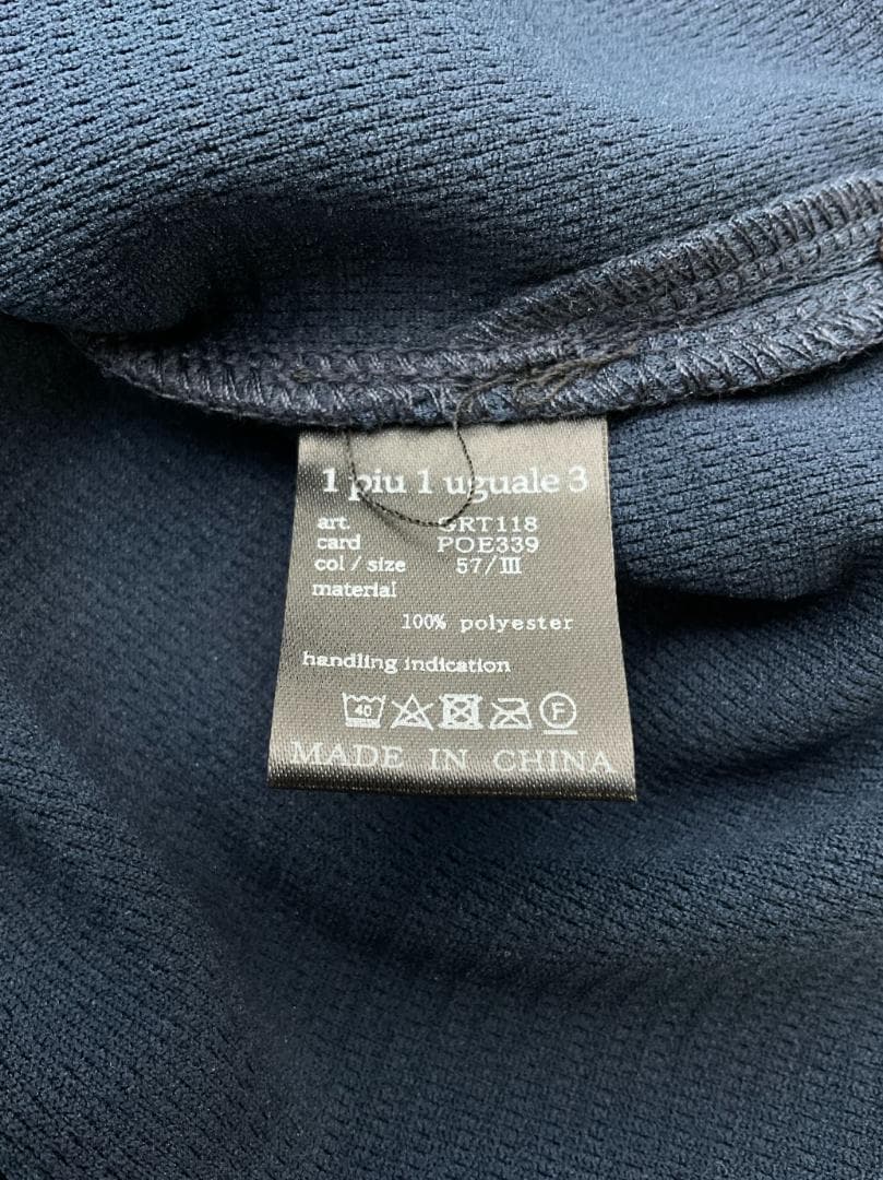 サイズS【未使用】1piu1uguale3 GOLF モックネック半袖シャツ B