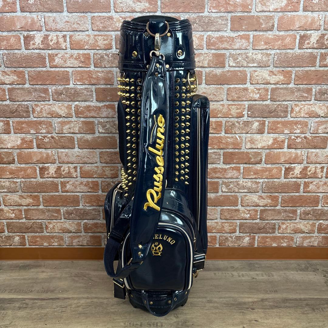 ‼️ラッセルノ エナメル スタンドキャディバッグ ネイビー 完売品‼️