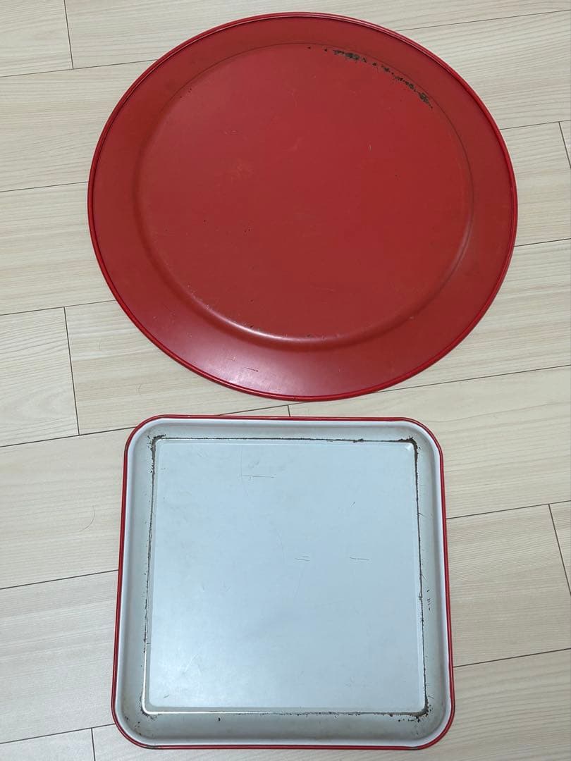 ヴィンテージ　キッチン　トレー　インテリア　ブリキ