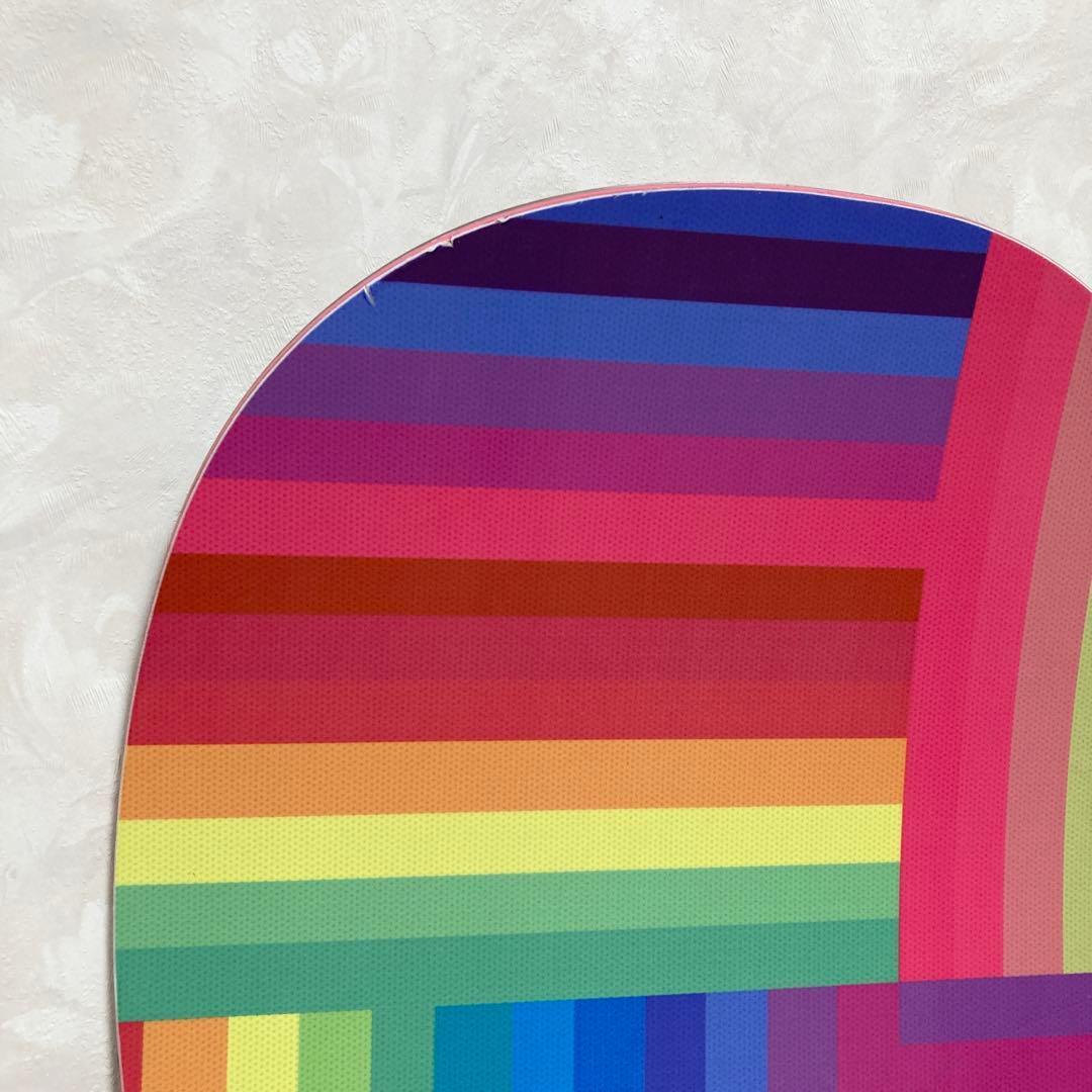 ELAN MIRROR スノーボード　142cm　ピンクバインディング　セット