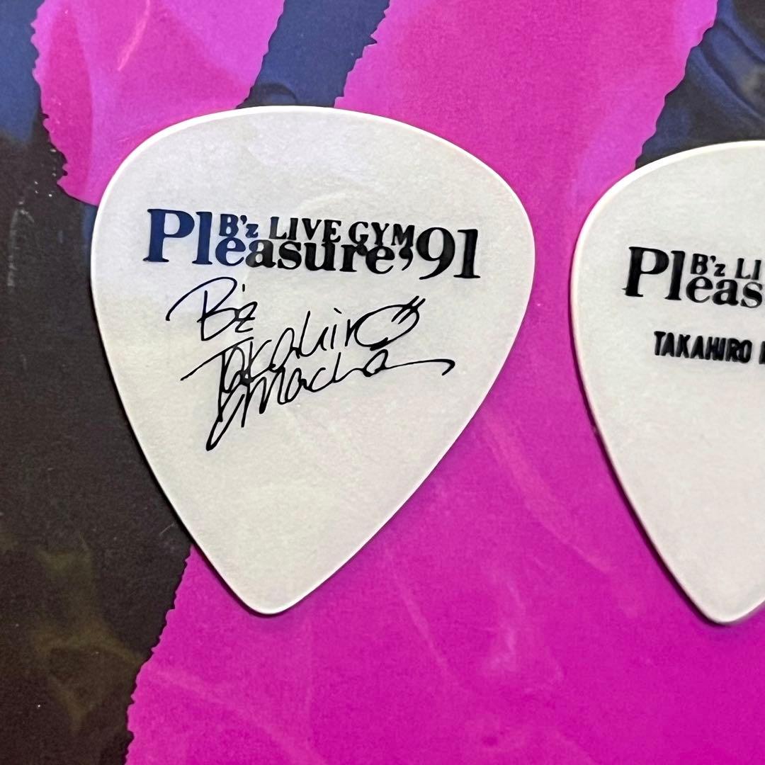B'z Pleasure'91 ギター ピック ピンバッジ 松本孝弘