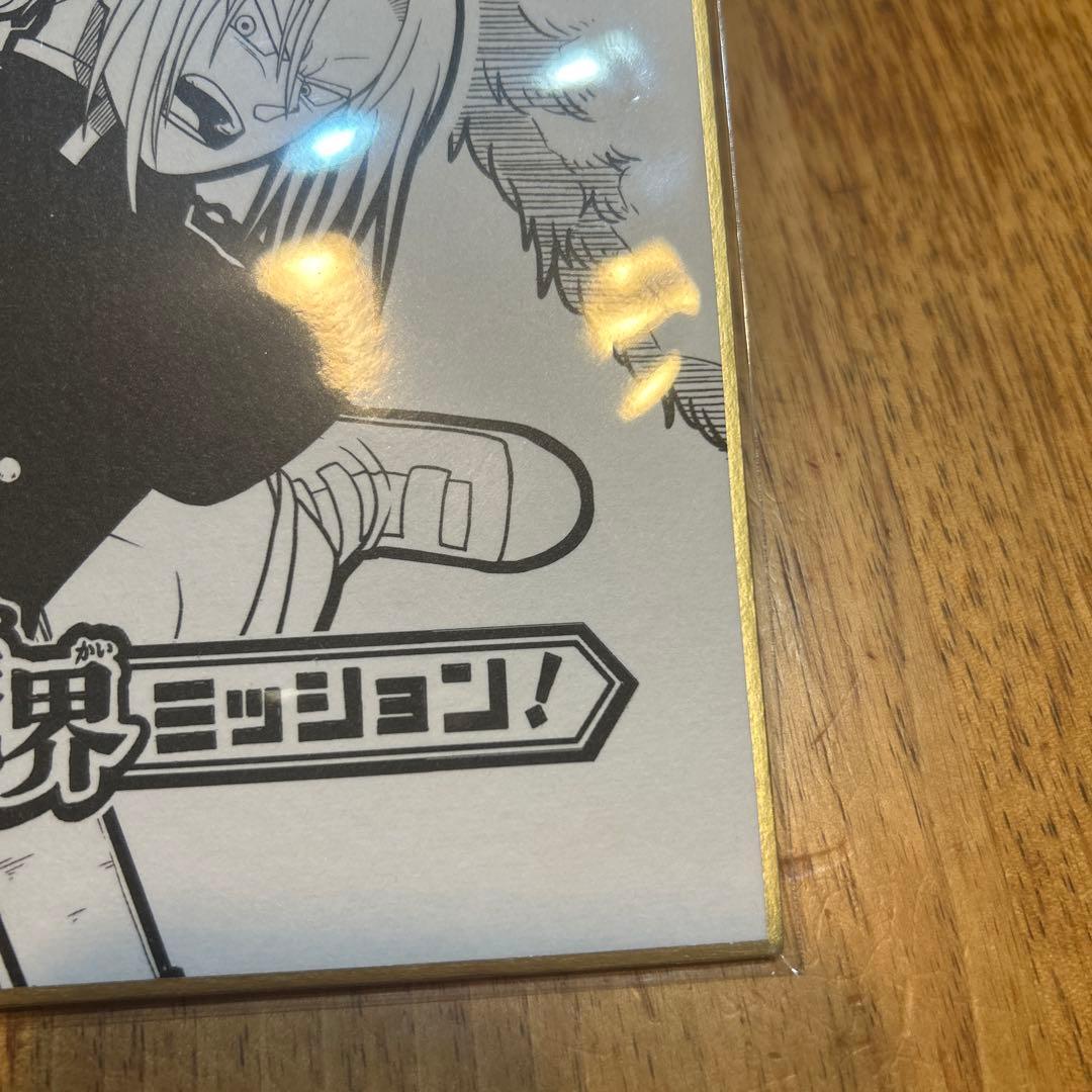 ドラゴンボールヒーローズ ながやま由貴先生 サイン色紙