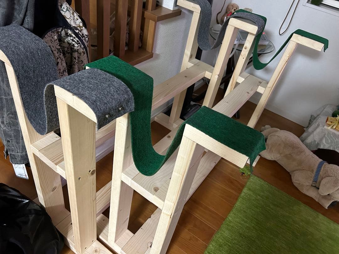 サーフボードスタンド 木製 2×4 ロング＆ショート