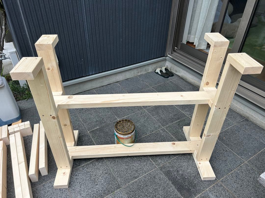 サーフボードスタンド 木製 2×4 ロング＆ショート